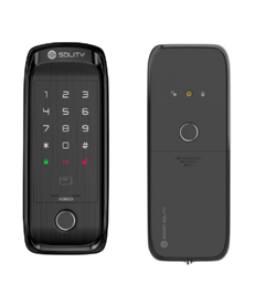 Khóa cửa vân tay không tay cầm Solity GD-60B ( vân tay 2 chiều)