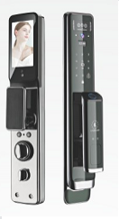 Khóa cửa vân tay và Face ID Kassler KL-838 SILVER BLUE