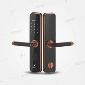 Khóa cửa vân tay Kassler KL- 696 APP RED BRONZE
