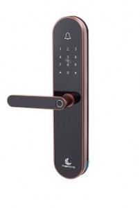 Khóa Cửa vân tay Makoto Kanata 360 màu đồng